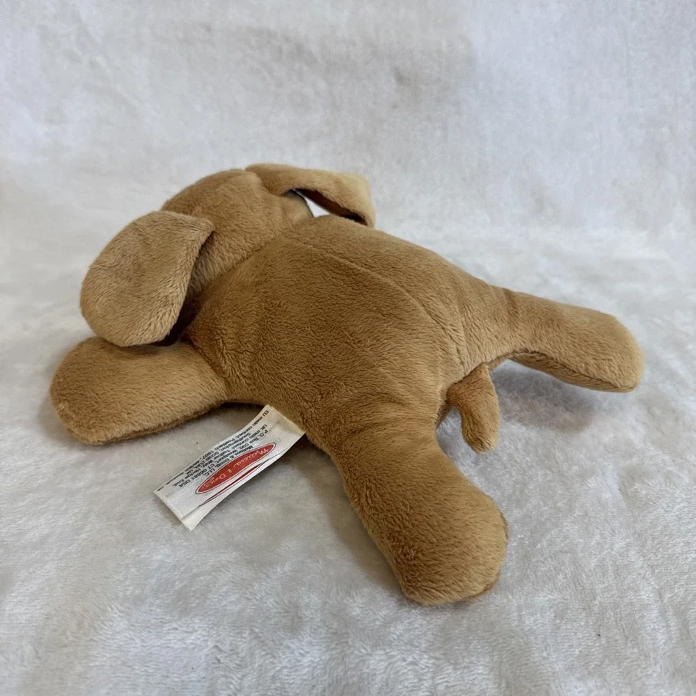 Melissa & Doug Plush Golden‎ Brown Dog Puppy Stuffed Animal Toy Lovey